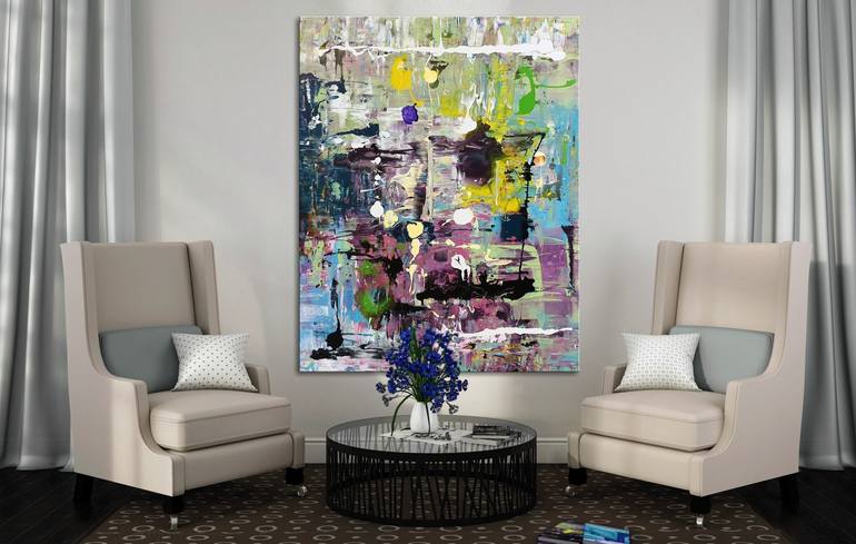 Original Abstract Painting by William Stern