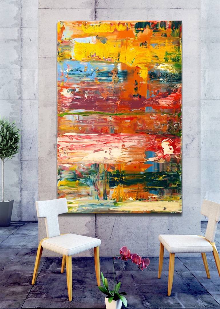 Original Abstract Painting by William Stern