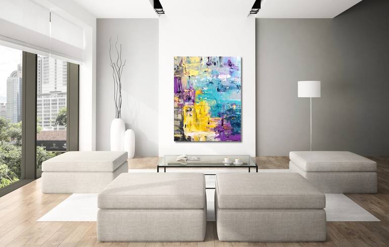 Original Abstract Painting by William Stern