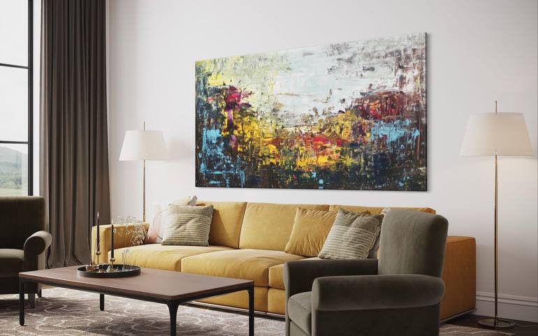 Original Abstract Painting by William Stern