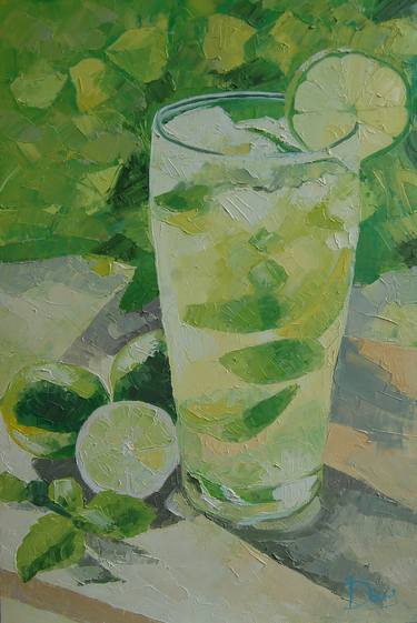 Original Food & Drink Painting by Jane Dolya