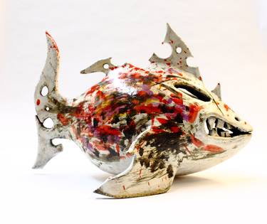 Print of Abstract Fish Sculpture by Alonso Sanchez