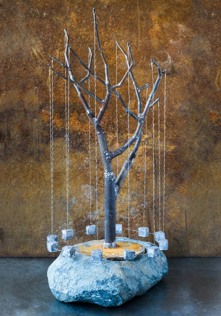 Original Conceptual Floral Sculpture by Nikolay Marinov