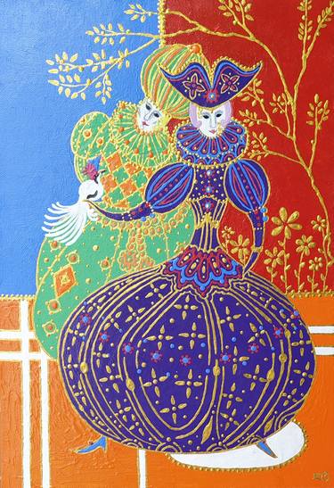 Print of Fantasy Paintings by Lela Tabliashvili