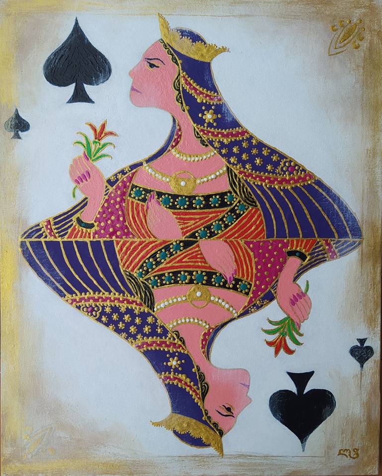 Original Contemporary Fantasy Painting by Lela Tabliashvili