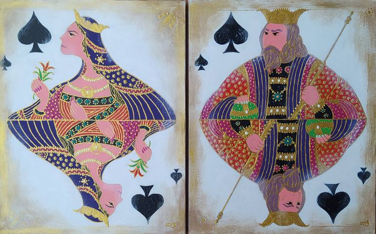 Original Contemporary Fantasy Painting by Lela Tabliashvili