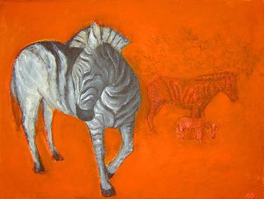 Original Impressionism Animal Paintings by Lela Tabliashvili