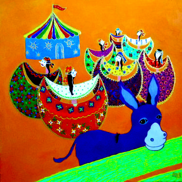 Original Culture Paintings by Lela Tabliashvili