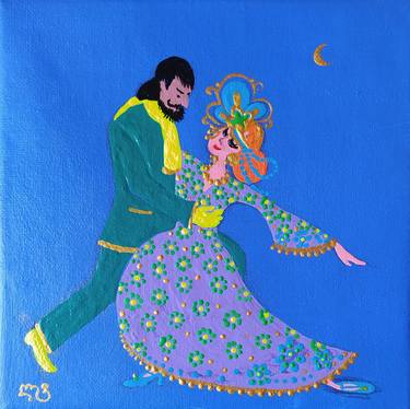 Print of Celebrity Paintings by Lela Tabliashvili