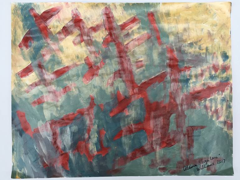 Original Abstract Painting by Alaina Suga Lane Williams