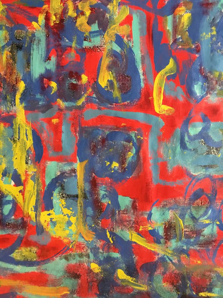 Original Abstract Painting by Alaina Suga Lane Williams