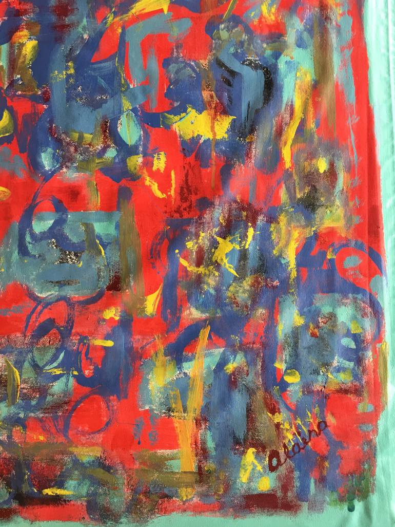 Original Abstract Painting by Alaina Suga Lane Williams