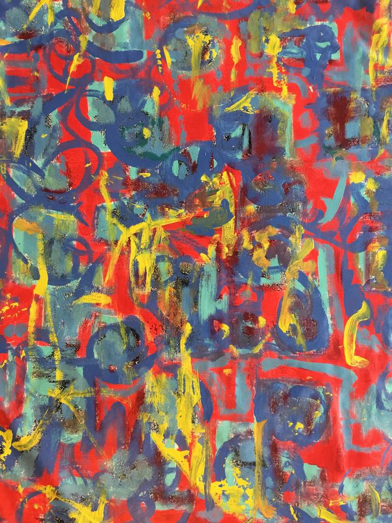 Original Abstract Expressionism Abstract Painting by Alaina Suga Lane Williams