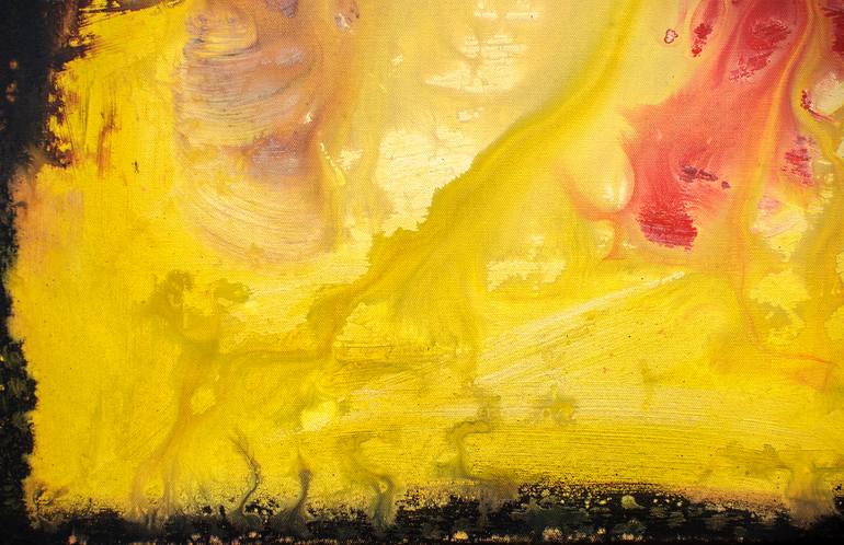 Original Abstract Expressionism Abstract Painting by Joe Papagoda