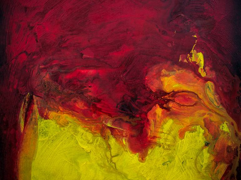 Original Abstract Expressionism Abstract Painting by Joe Papagoda