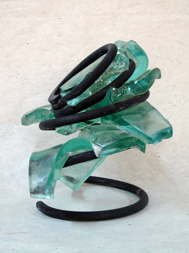 Original Minimalism Abstract Sculpture by Becky Guttin