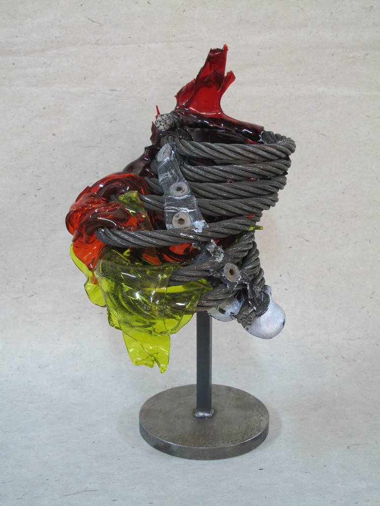 Original Abstract Sculpture by Becky Guttin