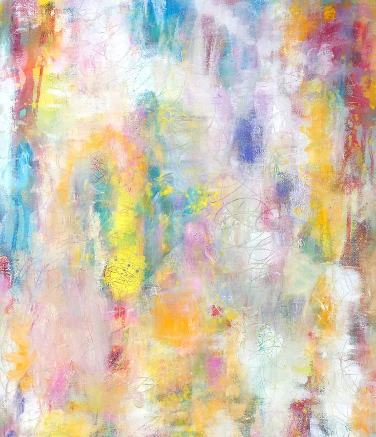 Original Abstract Expressionism Abstract Painting by Sunny K Lee