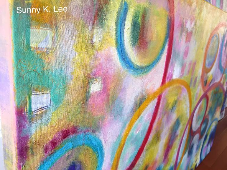 Original Abstract Expressionism Abstract Painting by Sunny K Lee