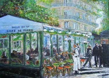 Café de Flore, bld St. Germain, Paris thumb