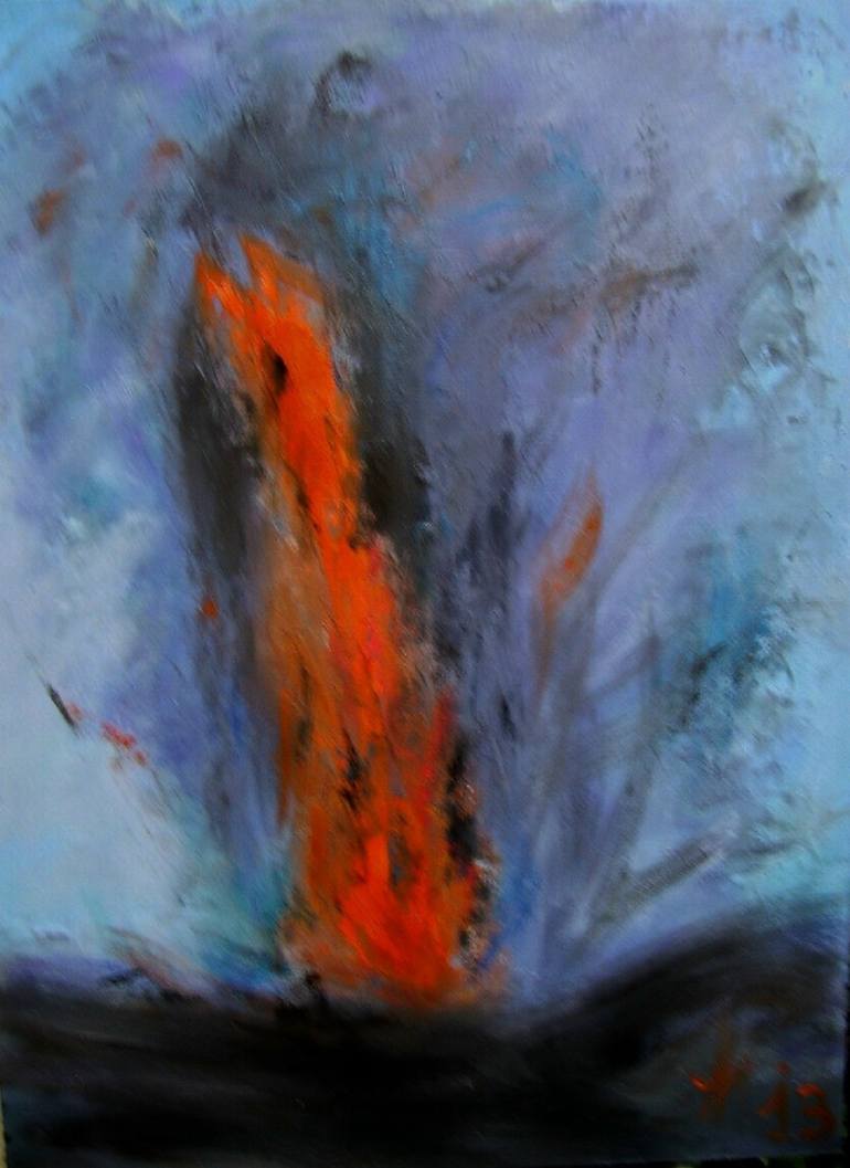 The cry of the earth, II. Painting by Nadia Viguier | Saatchi Art