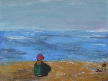 Original Impressionism Beach Paintings by Nadia Viguier