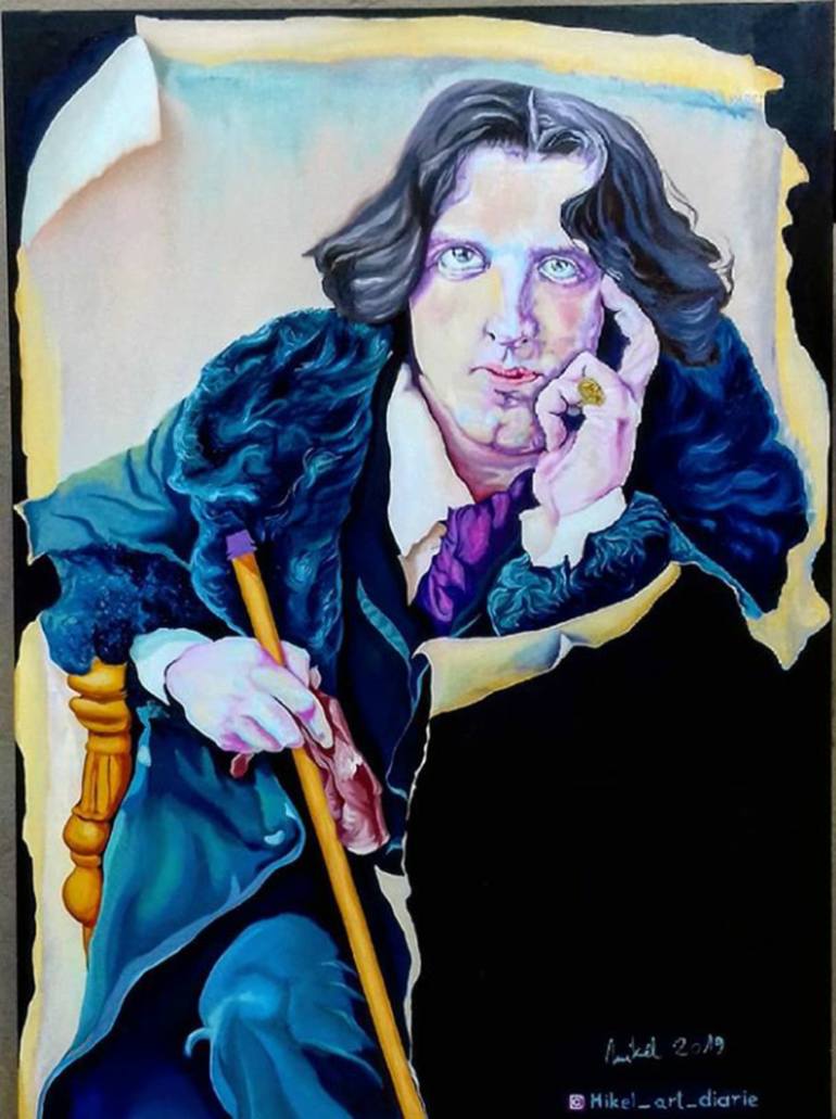 Oscar wilde Painting by Mik l Mato Saatchi Art