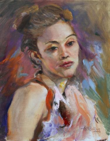 Original Realism Portrait Painting by Ann Bailey