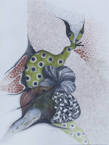 Print of Abstract Expressionism Nature Drawings by F Gulsima Baykal