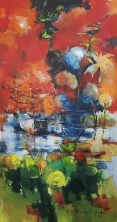 Original Abstract Paintings by Mohammad Rahman