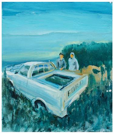 Original Abstract Expressionism Car Paintings by Victor van de Lande