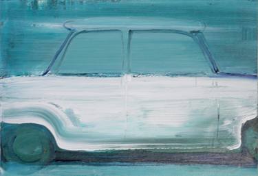 Original Abstract Expressionism Car Paintings by Victor van de Lande