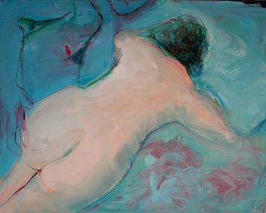 Original Expressionism Nude Paintings by Victor van de Lande