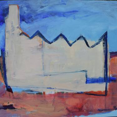 Original Abstract Expressionism Architecture Paintings by Victor van de Lande