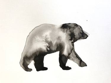 Saatchi Art Artist Kim Kimbro; Painting, “ink bear” #art