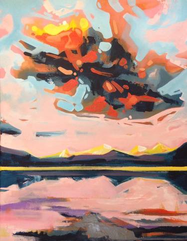 Original Abstract Landscape Paintings by Martin Varennes-Cooke