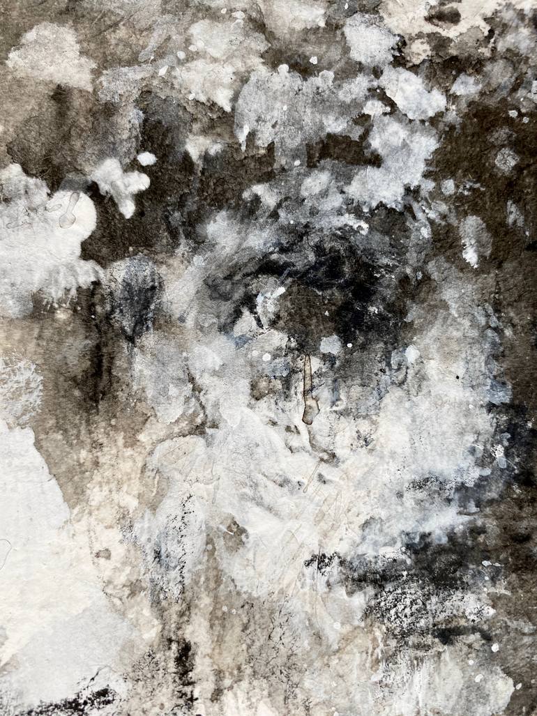 Original Black & White Nature Painting by Hanna Sidorowicz