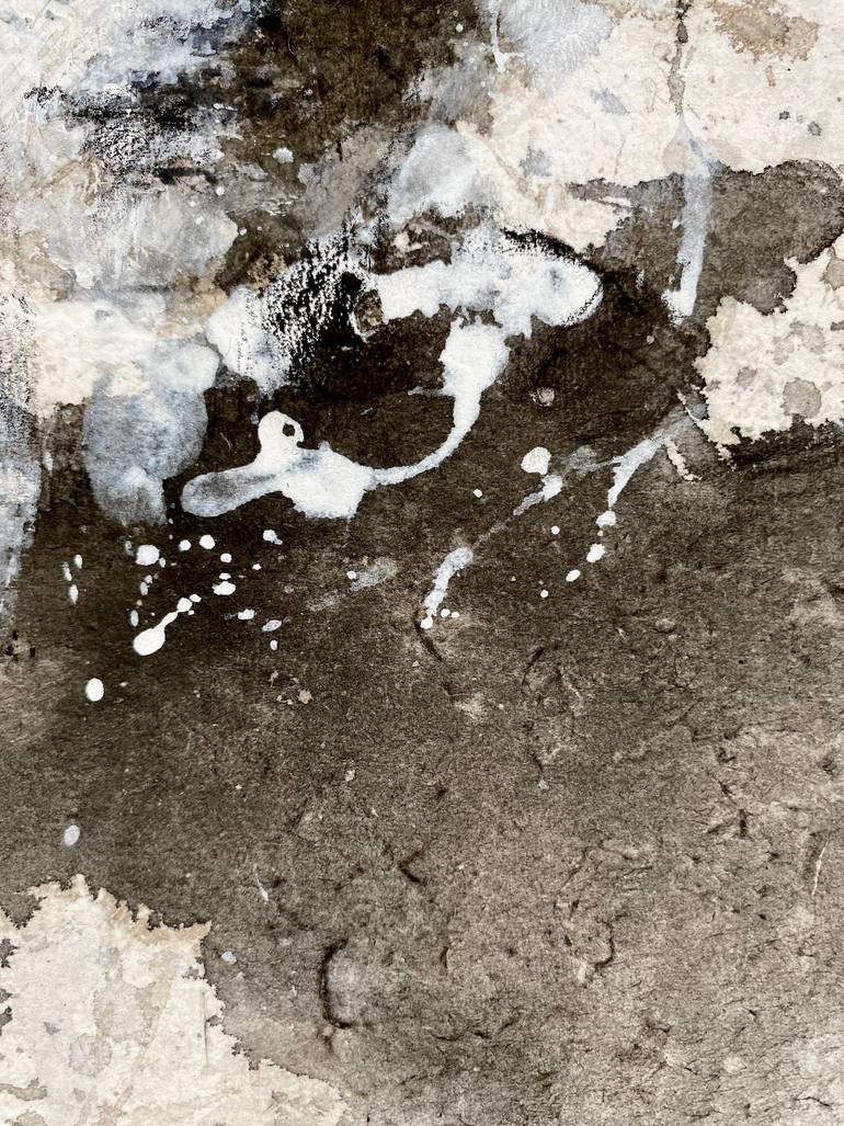 Original Black & White Nature Painting by Hanna Sidorowicz