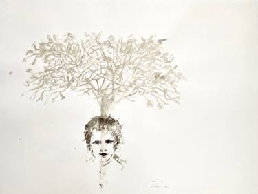 Original Figurative Botanic Paintings by Hanna Sidorowicz