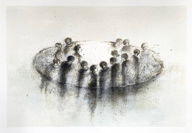 Original Contemporary People Paintings by Hanna Sidorowicz
