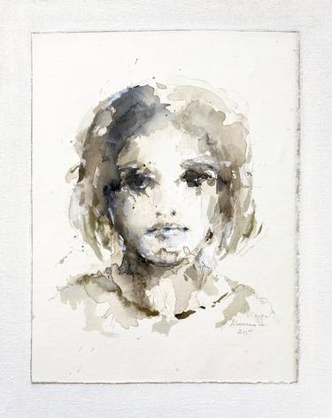 Original Classicism Women Painting by Hanna Sidorowicz
