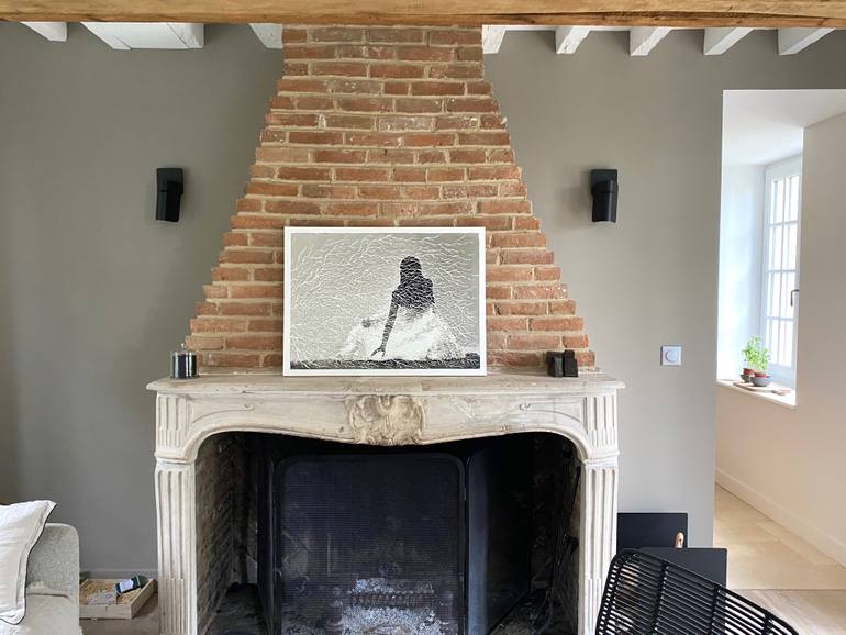 Original Black & White Nature Painting by Hanna Sidorowicz