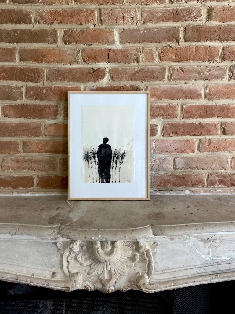 Original Black & White Nature Drawing by Hanna Sidorowicz