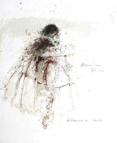 Original Figurative Women Drawings by Hanna Sidorowicz