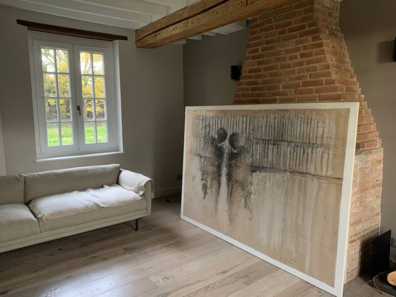 Original Figurative People Painting by Hanna Sidorowicz