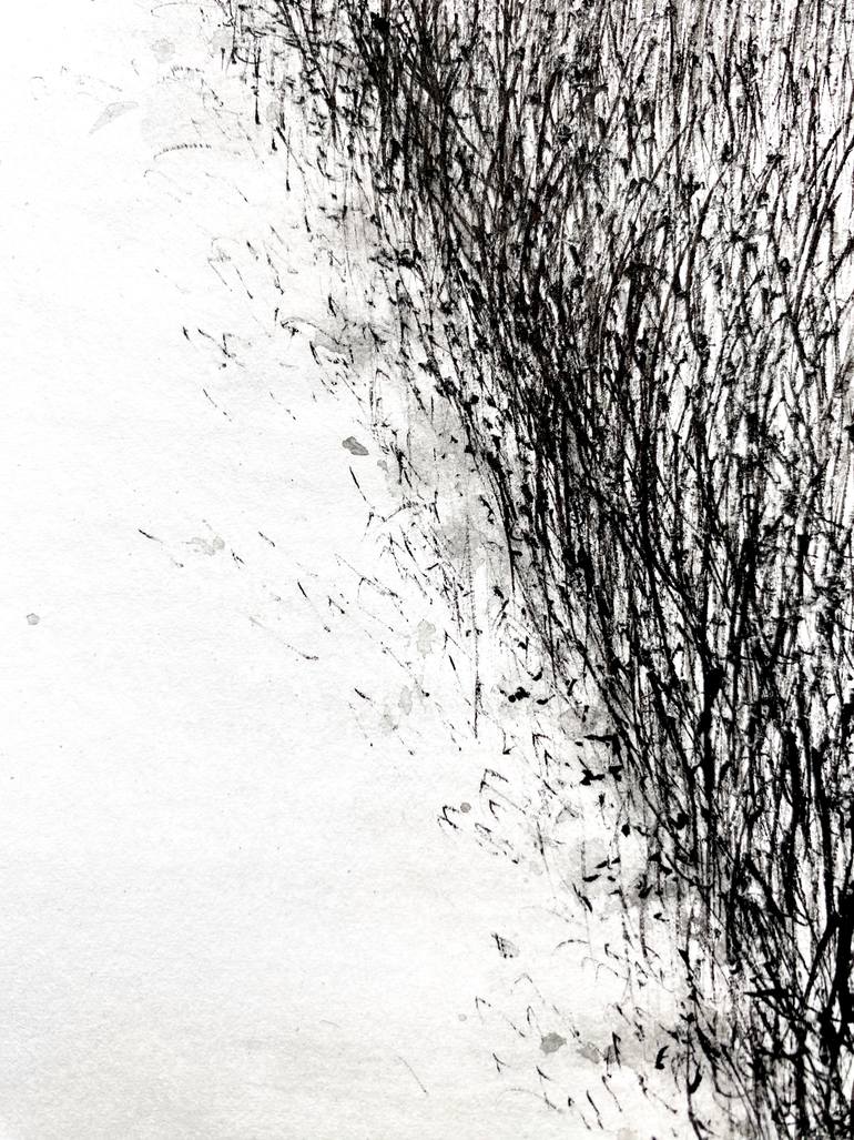 Original Modernism Landscape Drawing by Hanna Sidorowicz