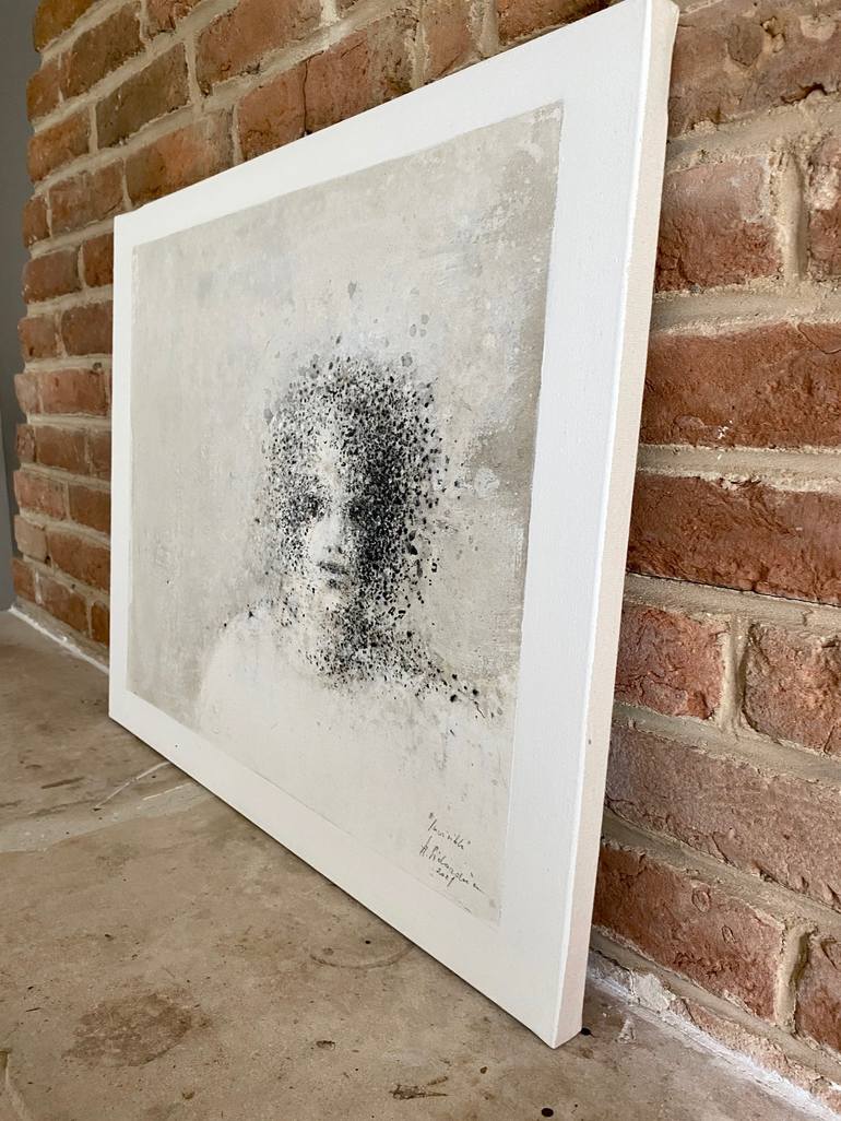Original Figurative Portrait Painting by Hanna Sidorowicz