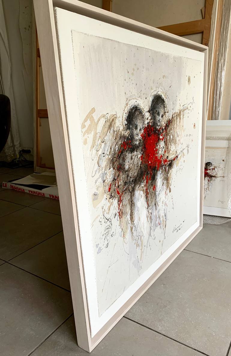 Original Figurative Classical mythology Painting by Hanna Sidorowicz