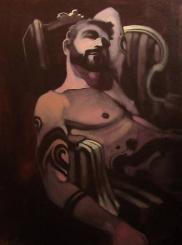 Print of Art Deco Nude Paintings by Jakub Godziszewski
