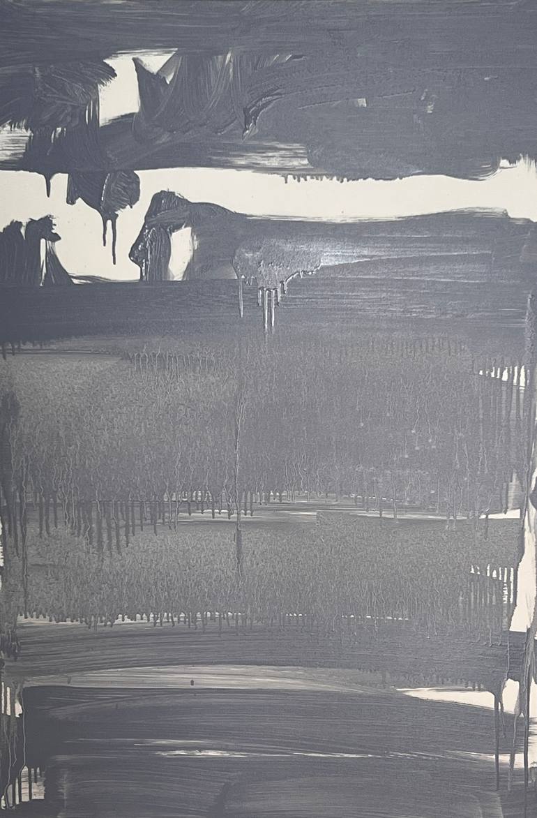 Original Abstract Expressionism Abstract Painting by Joyce Dunn